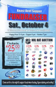 Roast Beef Supper Fundraiser by Blades & Stones @ Whitewood Community Arena